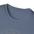 Golden lotus mandala T-Shirt