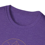 Golden lotus mandala T-Shirt